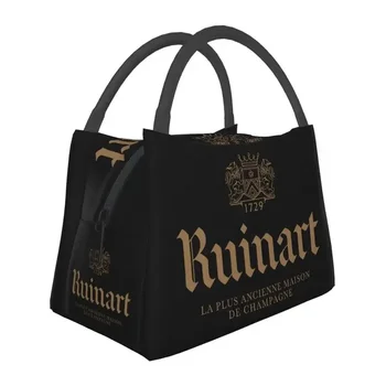 Термоизолированные чанти за обяд с логото на Ruinart, женски Преносими контейнери за обяд за офиса, за съхранение на храна на открито, кутия за храна