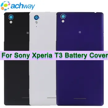 Тестван Нов За Sony Xperia T3 Калъф за отделението за батерията D5102 делото Задната врата Заменен с 5,3 
