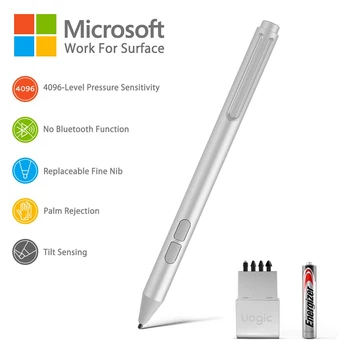 Тъч писалка за Microsoft Surface 4096 чувствителен на мишката, отклоняющий длан, съвместим с нови Surface Pro 9 и Pro 8/лаптопи