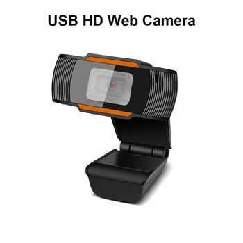 Уеб камера 720P HD за PC, мини-уеб камера с микрофон, USB уеб камера за компютър, лаптоп Mac, настолен компютър, YouTube, Skype