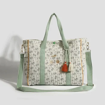 Чанта за майките, по-голямата голям чанта-тоут, луксозна дизайнерска чанта за мама и бебе, цвете чанта-месинджър чанта за памперси