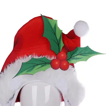 Шапка на Дядо Коледа, меки плюшени коледни шапки, очарователни фигурки на Дядо Коледа и снежен човек за деца и възрастни, празнични украси за коледни партита