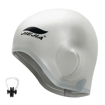 Шапки за плуване, за защита на ушите, изцяло силиконова шапка за плуване, универсални слушалки за гмуркане