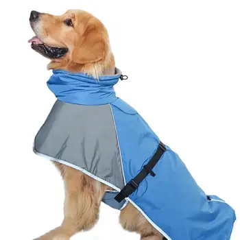 Яке за кучета Топли непромокаеми якета за домашни любимци със светлоотразителен дизайн за студено време Са подходящи за малки, средни и големи кучета Дрехи за кучета